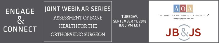 aoa1887's tweet photo. On Tuesday, Sept. 11 at 8pm EDT, the AOA and #JBJS will host a complimentary one-hour webinar, "Assessment of Bone Health for the Orthopaedic Surgeon."  Register now - it's FREE.     https://t.co/tNrEnYyWzL   @jbjs  @owntheboneAOA #JBJSAOAWebinar  #OrthoBuzz https://t.co/SVwcMYiXQf
