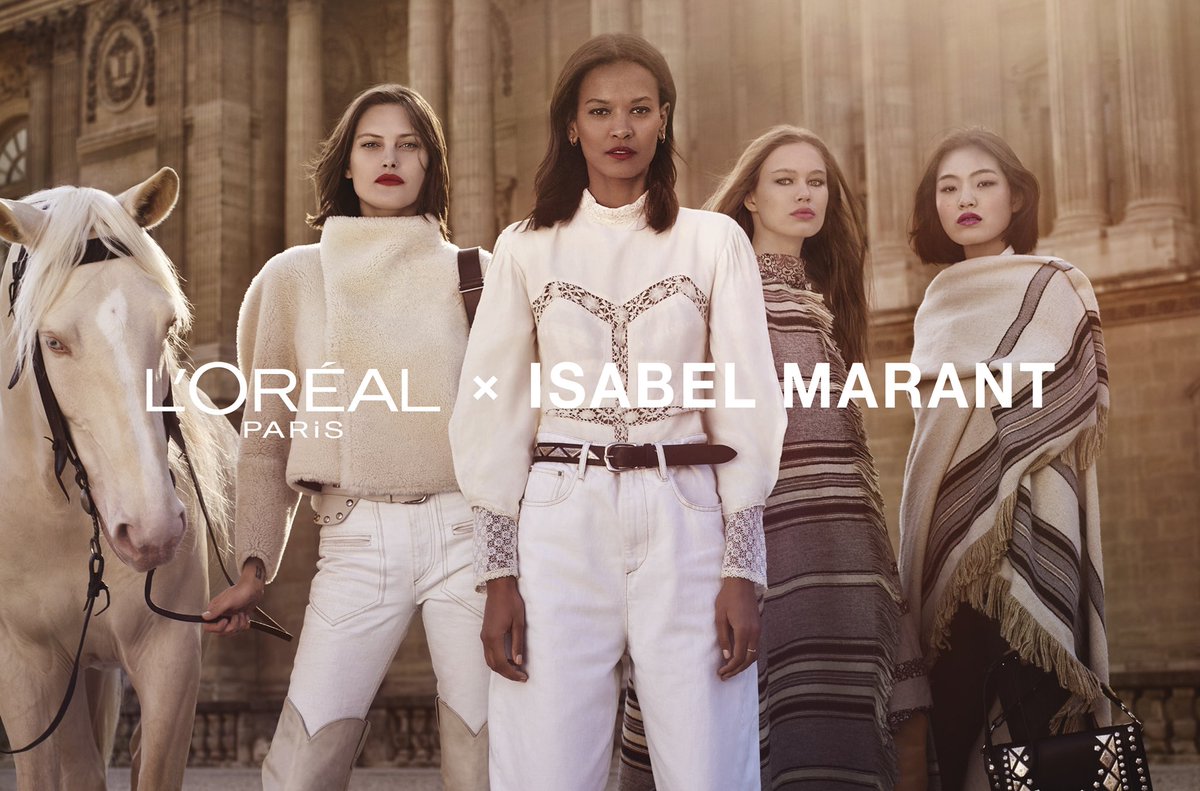 Con todos ustedes la esperada colección de Isabel Marant X L’Oreal Paris #Wanted : cuando la moda y la belleza se unen <a href="/isabelmarant/">Isabel Marant</a> <a href="/lorealparis_es/">L'Oréal Paris España</a> #lorealparisespaña #LorealParisXIsabelMarant