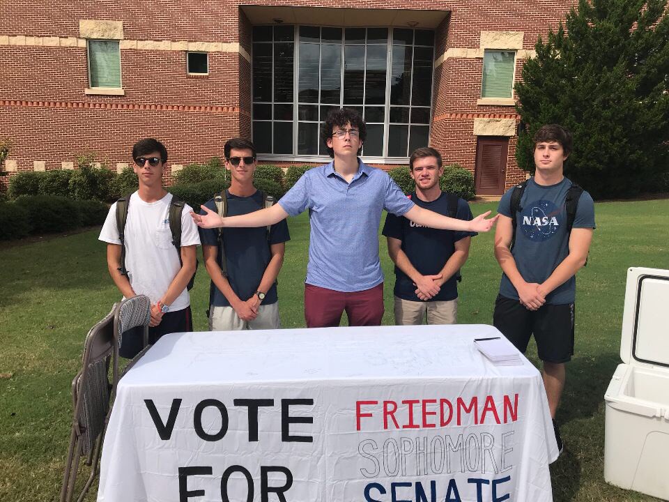 GCSUPikes's tweet photo. Vote Max Friedman for sophomore senate candidate. Officially endorsed by the Theta Gamma Chapter of ΠΚΑ.
https://t.co/6J1dVuJABg https://t.co/rRM6pXHKWE