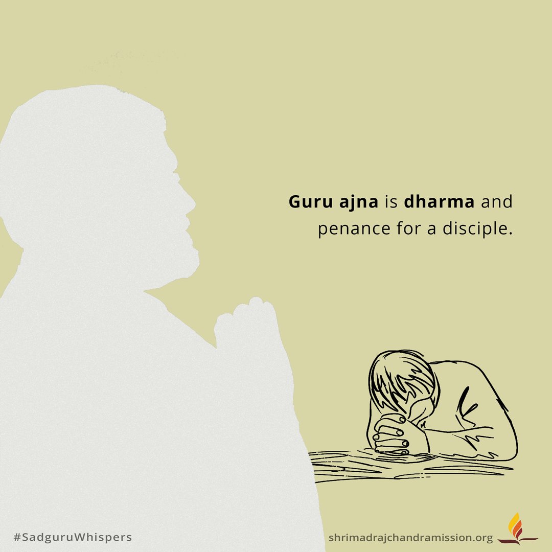 SRMDharampur's tweet photo. #SadguruWhispers #Quotes #QOTD #Sadguru #Guru #Penance #Disciple #SpiritualSeekers #OneStrongReason #FridayFeeling https://t.co/6O6U2BEQwX