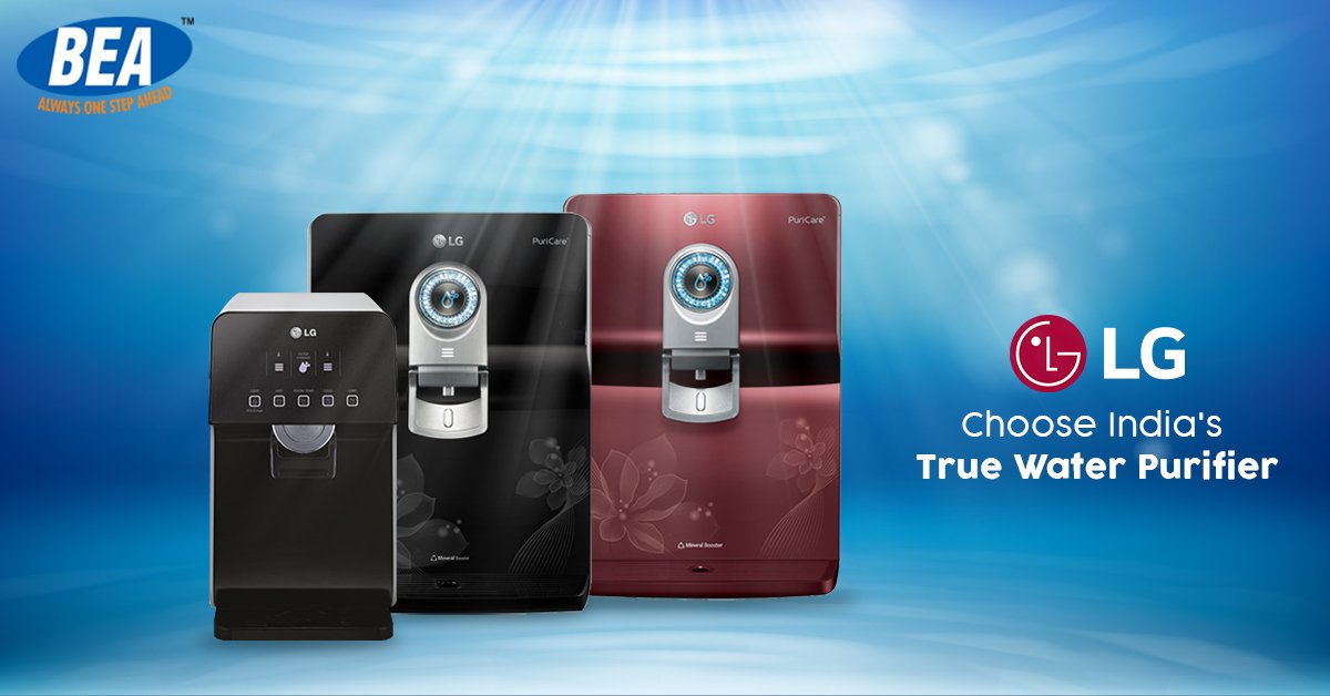 bharath_bea's tweet image. LG PuriCare Water Purifier - India&apos;s True Water Purifier At #Bharath_Electronics_Appliances #BEA
5 Stage RO Filtration System
#Smart_Display
#Dual Protection #Stainless_Steel Water
Visit: bharathelectronics.in
For More Details Call: 98655 55000