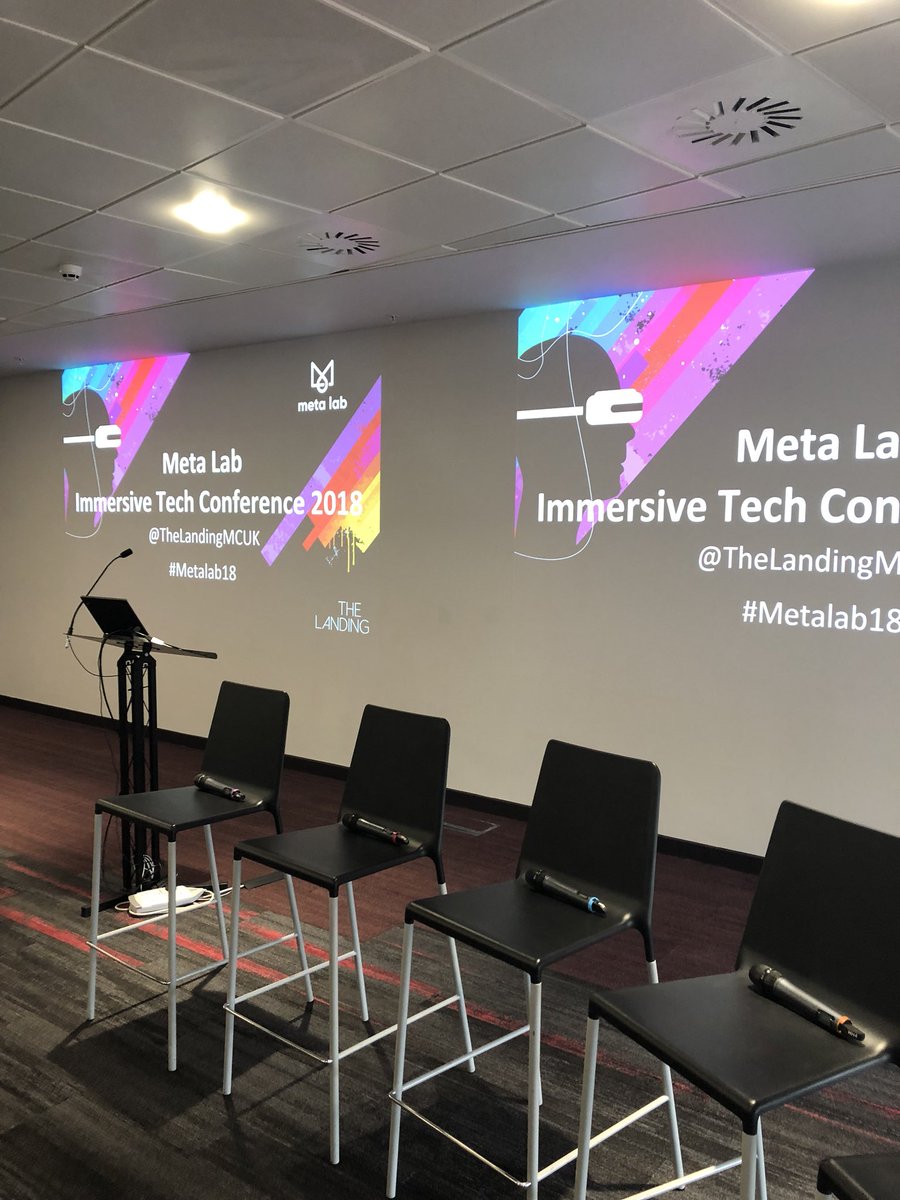 Today we're attending <a href="/TheLandingMCUK/">Home of Skills and Technology</a> Immersive Tech Conference in <a href="/MediaCityUK/">MediaCityUK</a>. Looking forward to learning about and sharing our knowledge on #VR #AR and #MR #metalab18