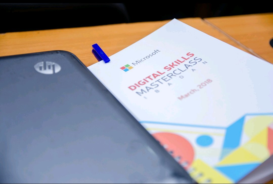 Tech4DevHQ's tweet photo. #tbt #Microsoft Digital Skills Master Class. A joint effort by Microsoft and #Tech4Dev to advance the acquisition of digital skills by young entrepreneurs and business enthusiasts. #DigitalLiteracy #SocialImpact https://t.co/soH0iIdmFP
