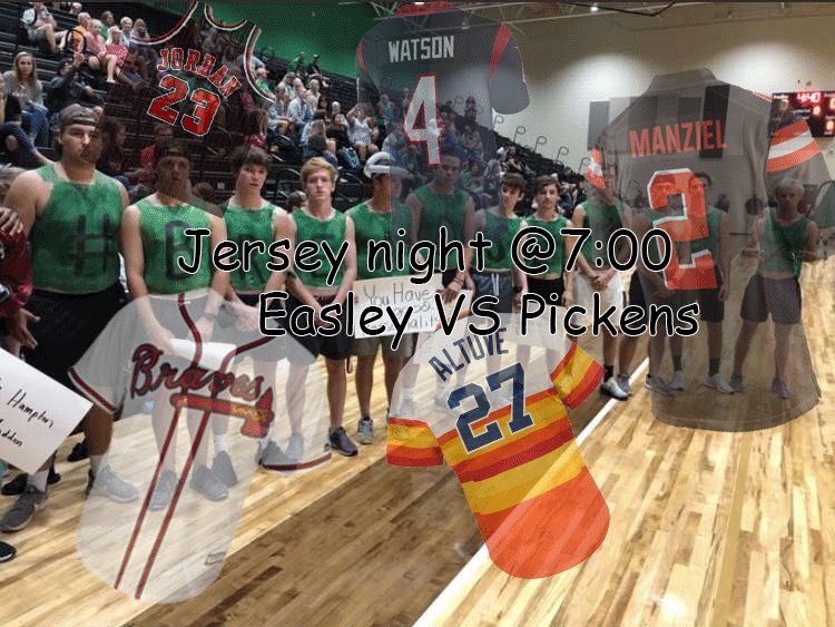 It’s Gameday at Easley high school be there and wear a jersey 🌊