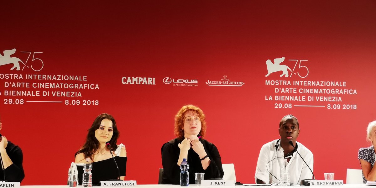 loudvision's tweet photo. Conferenza stampa di #TheNightingale di #JenniferKent:"Volevo rappresentare un mondo mitico, e quando parlo di mito non intendo non verità, per parlare dei tempi moderni". #Venezia75 https://t.co/fA3D8CqKje