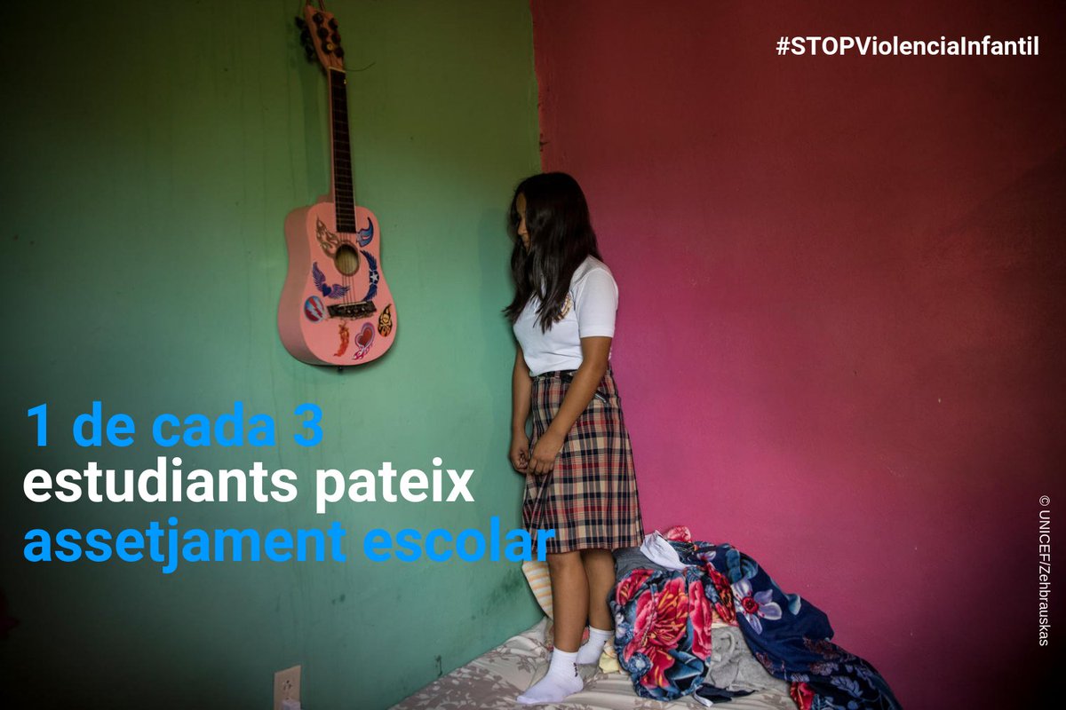 unicef_cat's tweet photo. La violència és una assignatura diària per a massa infants i adolescents. 
Cal exigir canvis per acabar amb l'assetjament a les escoles. 
Nou informe 👉 https://t.co/tLrH3ug8lf   
#dretsinfants #STOPViolenciaInfantil https://t.co/C3HHpI205P