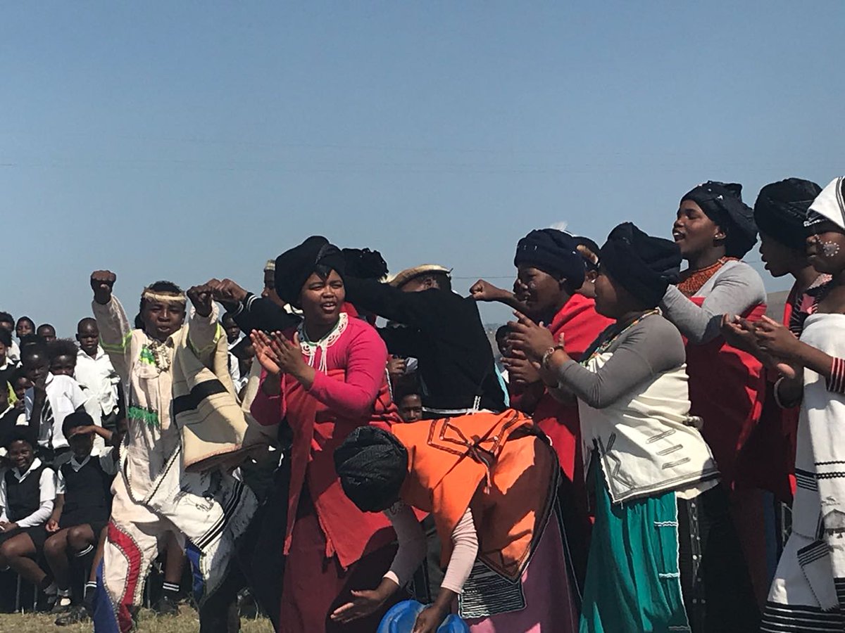 MnqumaMunic1's tweet photo. Our name, Mnquma=olive tree, strong &amp; resilient. Celebrating Arbor Day, Cafutweni JSS, Milwa Village, Willowvale. #ArborWeek https://t.co/QKkmjskDiy