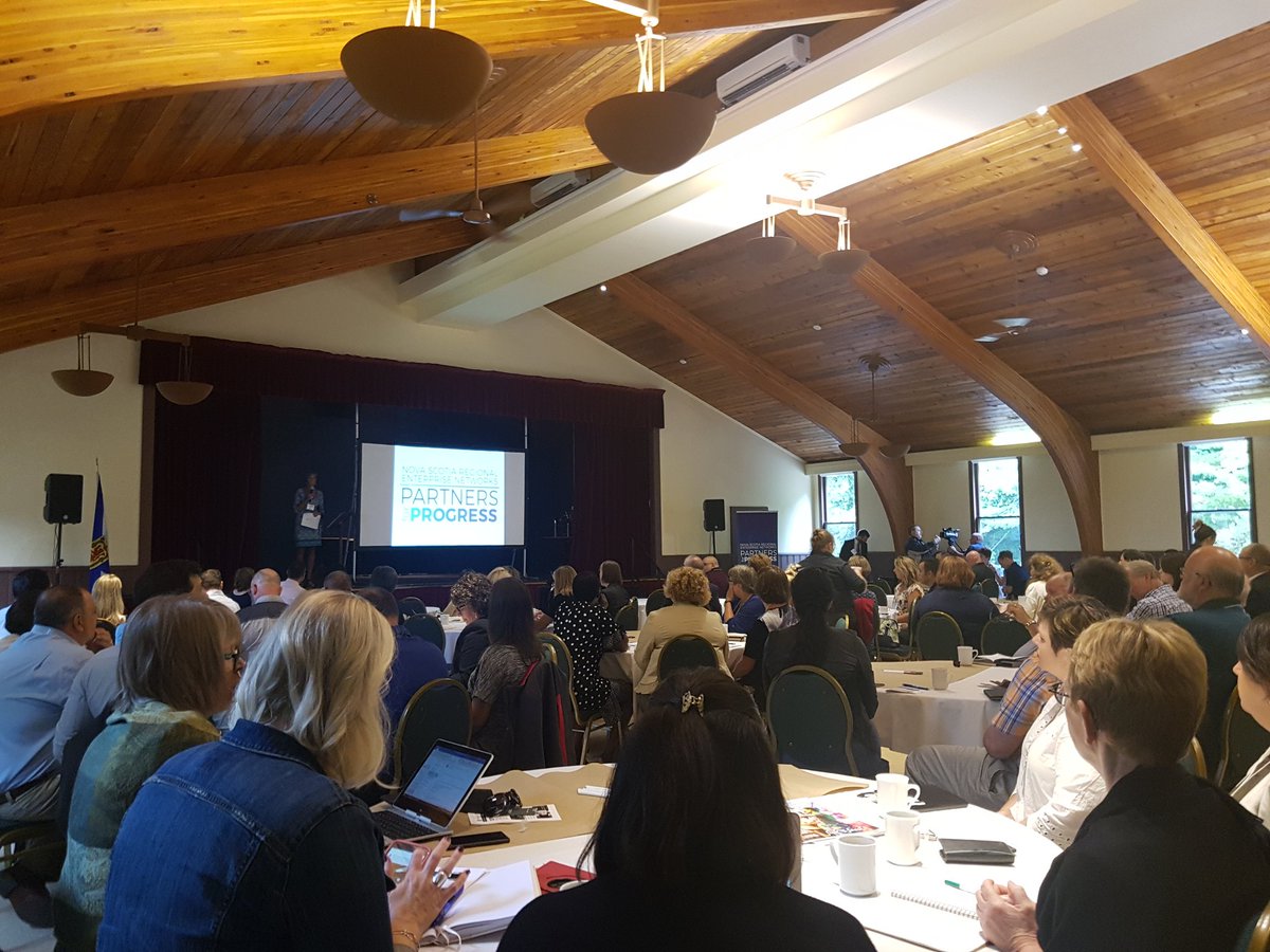 VLalande's tweet photo. NS RENs Partners for Progress is starting at the @DigbyPines! #P4P18 @Western_REN https://t.co/f0rHOnPJtL