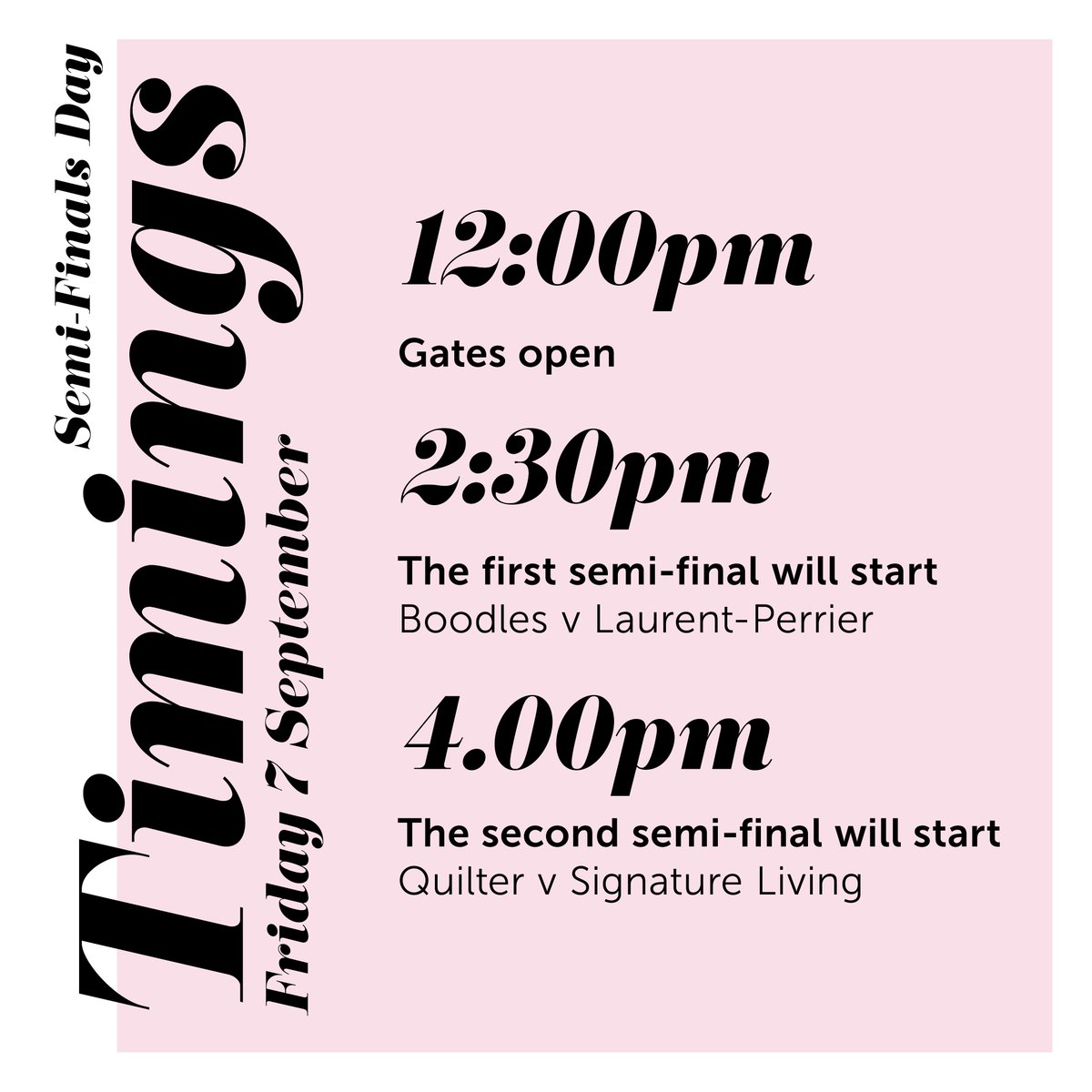 ChesterPoloClub's tweet photo. Thinking of joining us at #ChesterPolo for the @Boodles Roodee Challenge Cup 2018 tomorrow and Saturday? Please note our event timings and ensure you plan to arrive in plenty of time in order to secure a pitch side spot to cheer on their favoured team. See you there! https://t.co/UDL6z6C1Zo