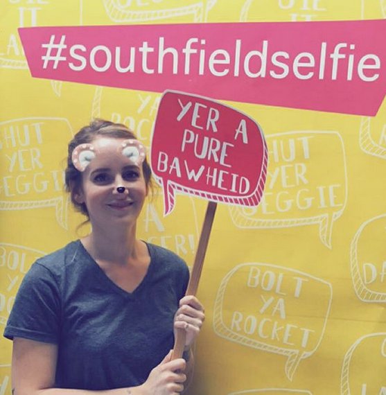 Southfield_ltd's tweet photo. Printing our stand panels today; the #southfieldselfie booth is looking bright 🌞⚡️⭐️💡 @ScotTradeFair https://t.co/S5G257pWb0