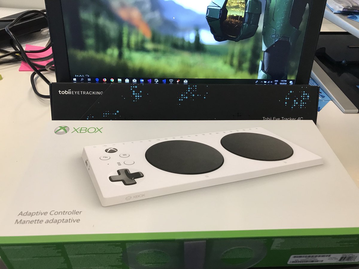davrous's tweet image. Yeah!!! I&apos;ve received all my toys to build accessible games &amp;amp; experiences. #XboxAdaptiveController #tobii #eyetracking #inclusive