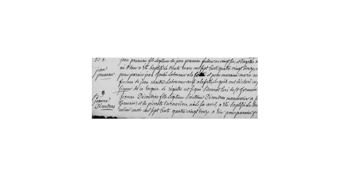 LDGenealogie's tweet photo. #1J1Ancêtre #PRUNOT Jean Sosa 204 père de Philibert et de Marguerite et époux de Jeanne #DUFOUR Sosa 205 est décédé ce 6/09/1878 à Laizé (71).
Il était né le 30/03/1792 à St Germain des Bois (58) dans la Nièvre ! https://t.co/CdA3MHvbAY