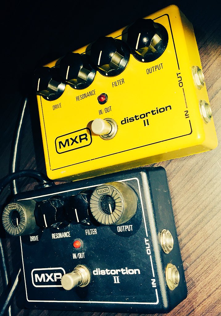 i_o_mp's tweet photo. プリアンプ的使用に向いていると思う歪み機種のトップは個人的にはARTの元にもなっているRATなのですが、今まで試した中で対抗馬になるのはMXRのdistortion2かなと思います。奇しくもどちらもdistortionに分類される機種です。
#ART #distortion2 https://t.co/m7ipsBSSrR