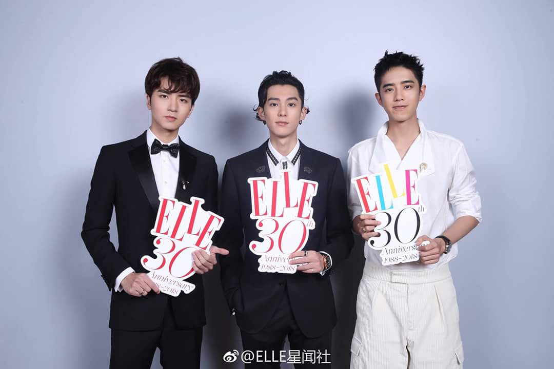 kuchigucci's tweet photo. (Cutipie Alert) ๐
F3 at the ELLE Style Night. 090618
Fashion Festival Anniversary.
Cr: to owner.
#DylanWang #CaesarWu #ConnorLeong #F3 #WangHeDi ๐
#MeteorGarden2018 #MGSisIsBack https://t.co/dRLOAjBV2o