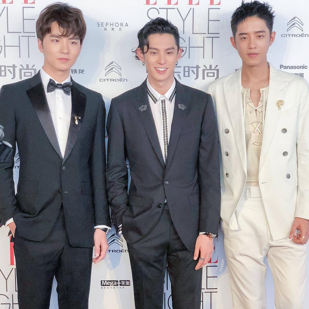 kuchigucci's tweet photo. (Cutipie Alert) ๐
F3 at the ELLE Style Night. 090618
Fashion Festival Anniversary.
Cr: to owner.
#DylanWang #CaesarWu #ConnorLeong #F3 #WangHeDi ๐
#MeteorGarden2018 #MGSisIsBack https://t.co/dRLOAjBV2o