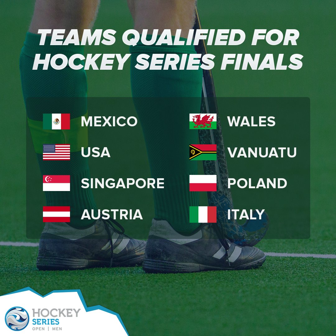 Let’s look at the teams that have qualified for the 2019 Men's Hockey Series Finals so far...

#HockeySeries2018
