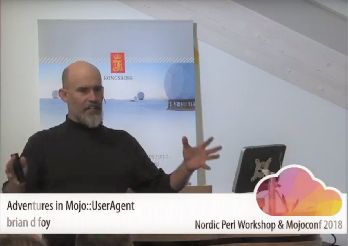 KSAT_Kongsberg's tweet image. Proud sponsor of the Nordic Perl Workshop and Mojoconf 2018! 
Livestream at: youtube.com/watch?v=Lr_B2s…
#Mojoconf #perl #mojolicious