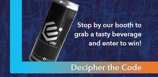 CBIsecure's tweet photo. Stop by the CBI booth to pick up a tasty beverage and learn how to enter to win one of two cool prizes during @GrrCON! #grrcon #sponsor #energize https://t.co/yaAjm8yx8T