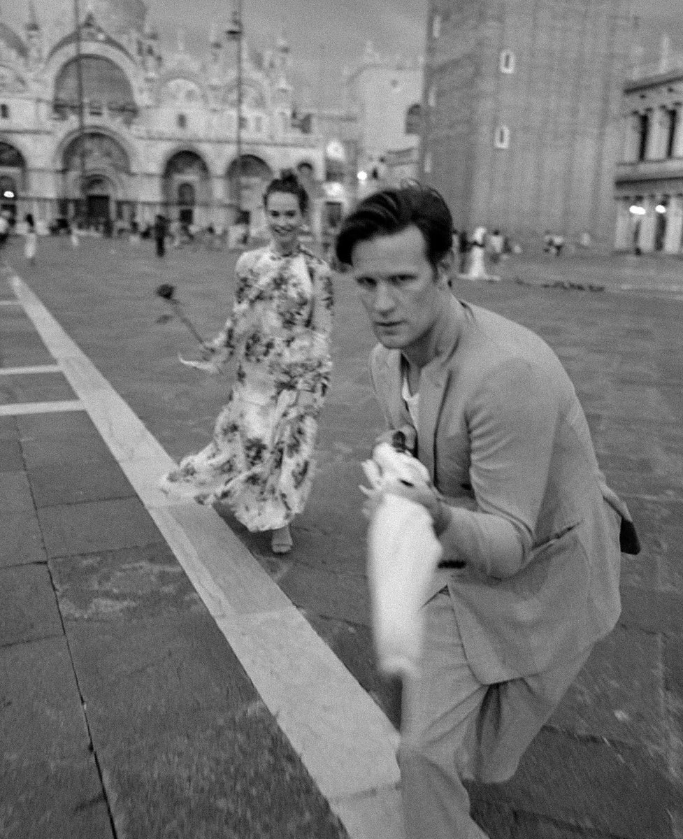 lilyJarchive's tweet photo. lily james and matt smith photographed by greg williams at venice film festival. BABES. https://t.co/pwAksWMKbq
