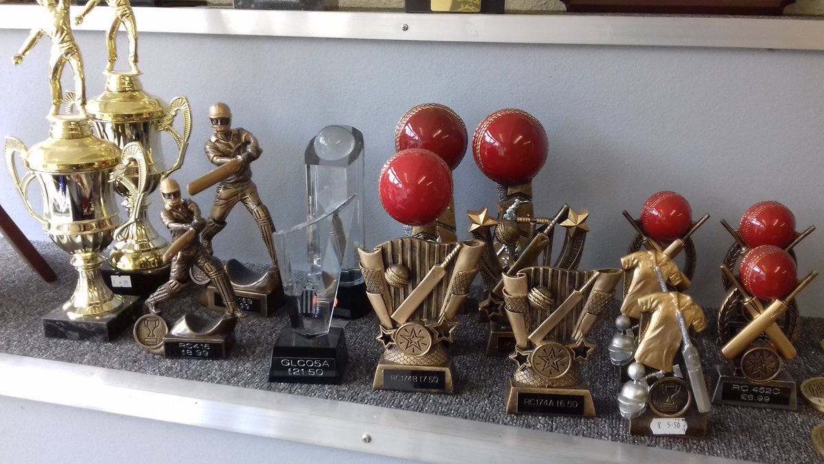TrophymanS's tweet photo. Large Cricket selection now in! Favourable discount for clubs/large orders! https://t.co/dM5RJadtkX