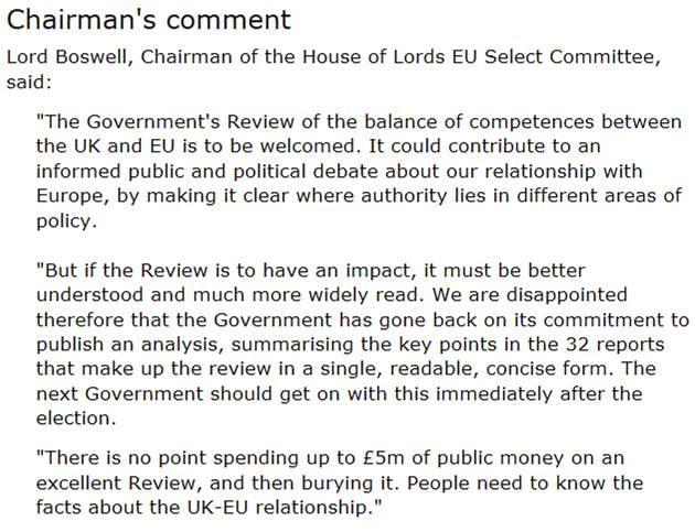 SarahHolmesBD's tweet photo. @heywoodbill @jonathan_church Seems you've not read the UK/EU Balance of Competencies Reports - most detailed evaluation of balance of powers between a MS &amp; EU ever - that didn't identify a single competence that the UK would benefit from recovering from EU: https://t.co/iz7lKgal8D https://t.co/7MoVKHDTBy