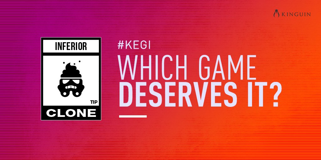 KinguinNet's tweet photo. So, which games would you slap this #KEGI label on? Comment below!

#videogames #gaming #games #gamers https://t.co/hLpMnavT8p