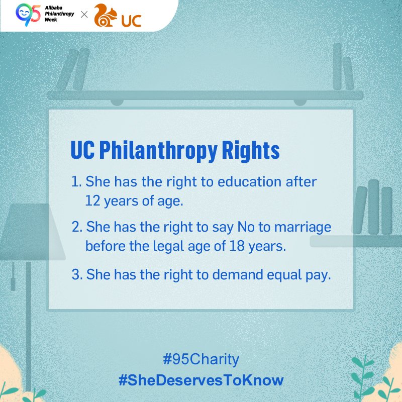 UCBrowser's tweet photo. Let us know the world the facts #SheDeservesToKnow.
Do you have more of such facts to share?
#SheDeservesToKnow #95Charity
#UCBrowser https://t.co/UeOmGANdnS