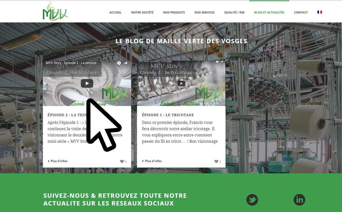 MVV Story la suite. Après notre atelier tricotage, venez découvrir notre atelier teinture.
mvvosges.eu/mvv-story-epis…

MVV Story new episode. Discover our dyeing workshop in our new video.
mvvosges.eu/episode-2-dyei… 

#textile #dyeing #teinture #industry