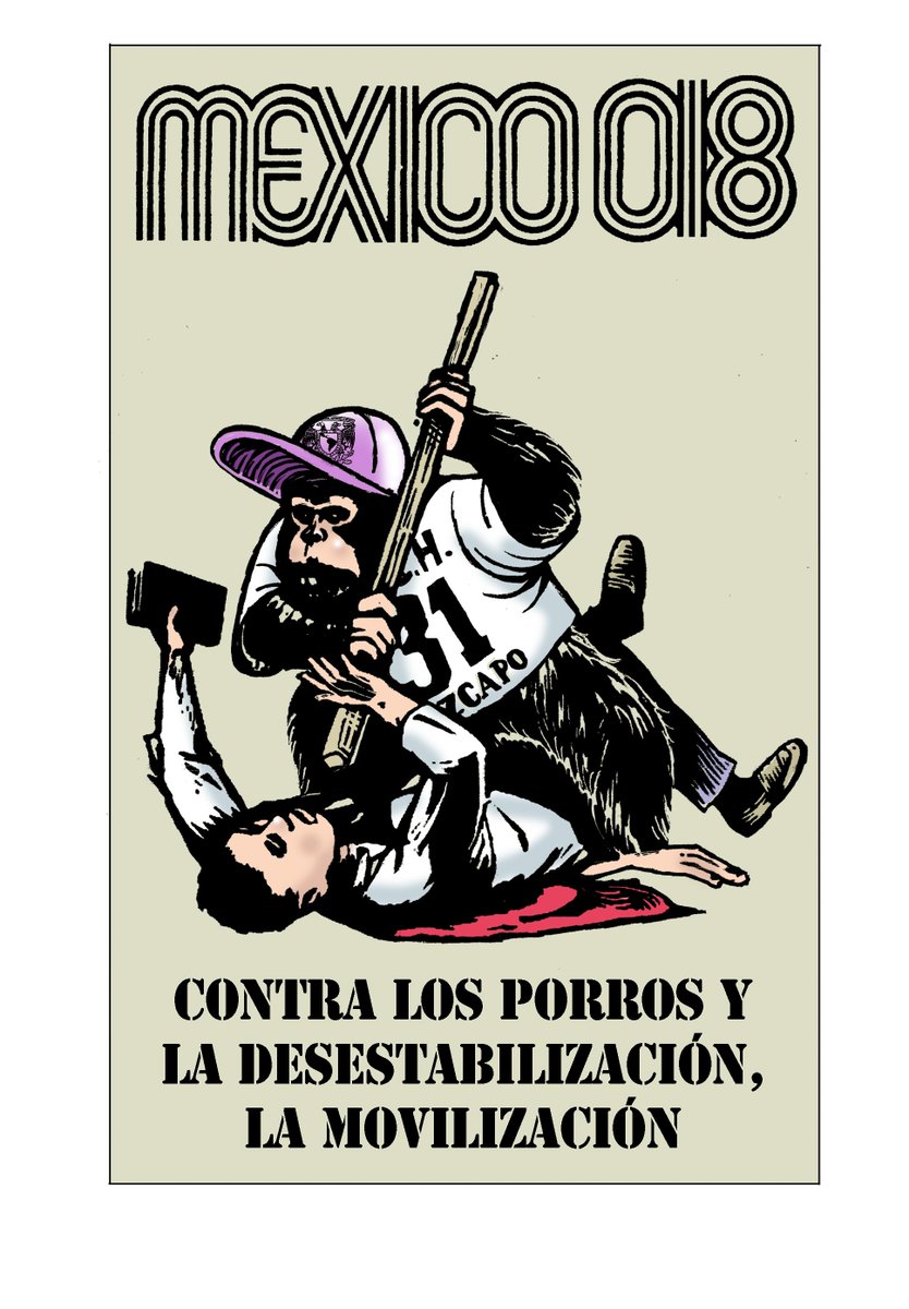 ¿Quién maneja a los porros?
¿No es hora de acabar con ellos?
¿Quién gana con la agresión en C U? ¿Está ligada al narcomenudeo? 
¿Es el inicio de una estrategia de desestabilización?
¿Qué tan metidos están el PRI y el PRD en la provocación?
Bien por la organización estudiantil.