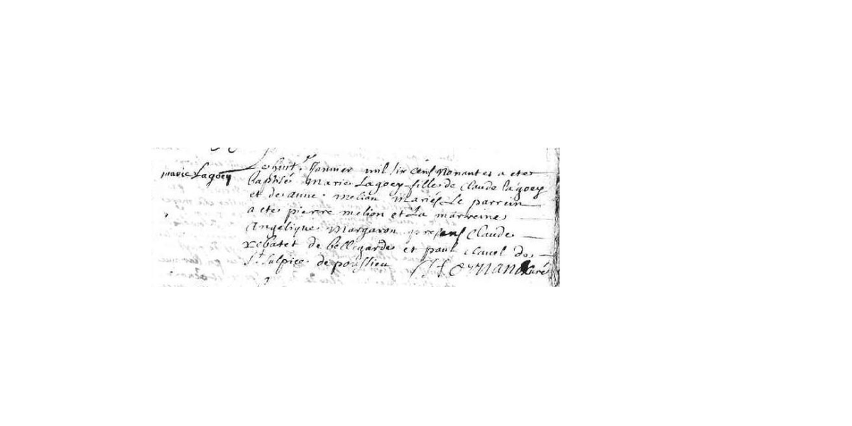 LDGenealogie's tweet photo. #1J1Collatéral #LAGOUY Marie née le 8/01/1690 n'aura vécu que 2 ans, en effet cette petite fille est décédée le 6/09/1692 à Bellegarde Poussieu (38) elle était le 3ème enfant de mes Sosa 1536-1537 ; #GOUY Claude & #MEILLON ou #MELION Anne mariés le 17/06/1685 à Bellegarde. https://t.co/Nr0hZAl8dk
