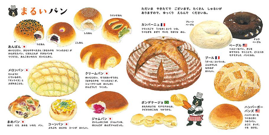 ダ ヴィンチweb Na Twitteru 眺めているだけでヨダレが 美味しそうなイラスト満載図鑑が登場 パン好きなら眺めているだけで幸せに 世界のパンが大集合 パンのずかん K T Co Wsuyr7hfcv パン 図鑑 T Co Oq51krh1g8 Twitter