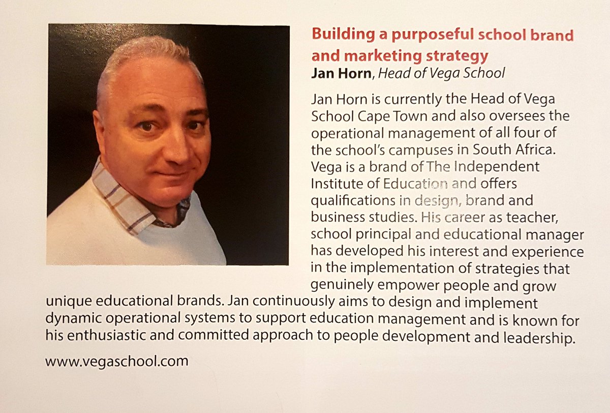 hlengz_TAEW's tweet photo. @frinkeldinkel1, Head of @VegaSchool, is now on stage to talk to us about "Building A Purposeful School Brand &amp; Marketing Strategy" #ISMA2018 #Shine #brandmarketing #Marketing #education https://t.co/7CmVrYLLvZ