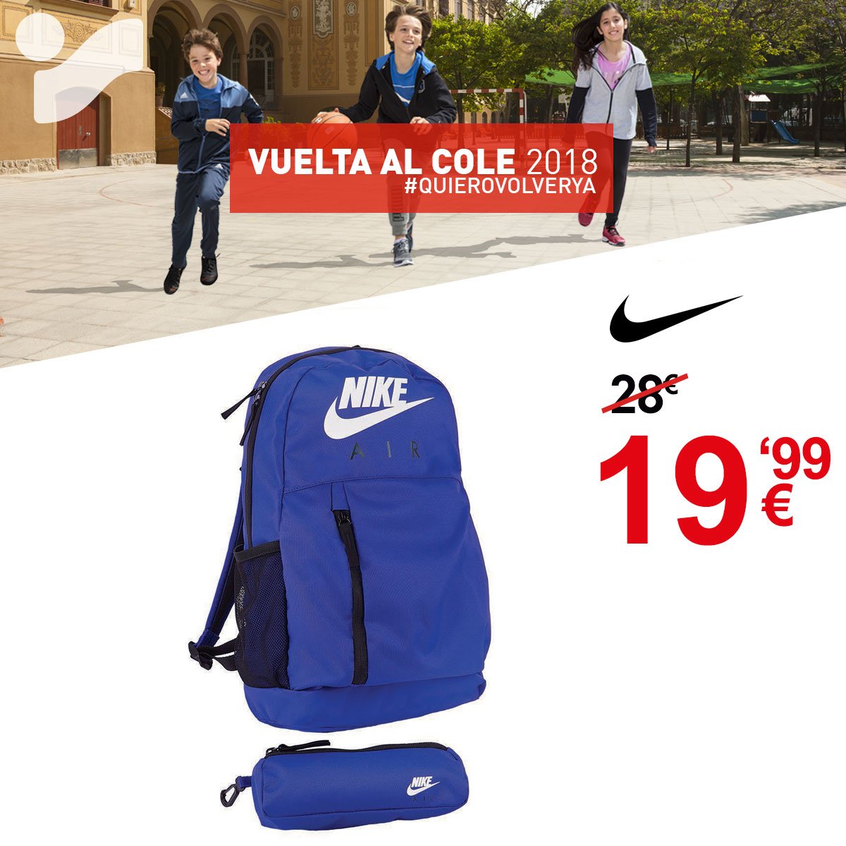 Intersport_es's tweet photo. ¡Todavía estás a tiempo de equipar a tus hijos👨👧👧👨👧👦 para que su vuelta al colegio sea motivadora y con estilo😎! #QuieroVolverYa
▶️Primeras Marcas
▶️Modelos Exclusivos
▶️Precios que te harán alucinar
https://t.co/8ySZe5DaYI
#SporttothePeople #Intersport https://t.co/TkrrGcXt7v