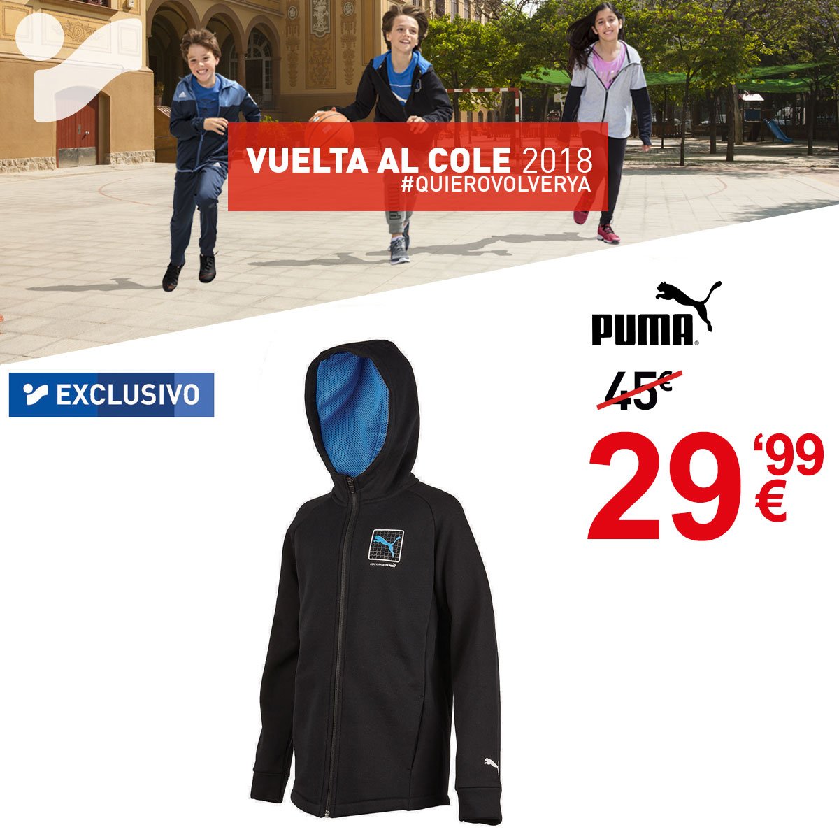 Intersport_es's tweet photo. ¡Todavía estás a tiempo de equipar a tus hijos👨👧👧👨👧👦 para que su vuelta al colegio sea motivadora y con estilo😎! #QuieroVolverYa
▶️Primeras Marcas
▶️Modelos Exclusivos
▶️Precios que te harán alucinar
https://t.co/8ySZe5DaYI
#SporttothePeople #Intersport https://t.co/TkrrGcXt7v