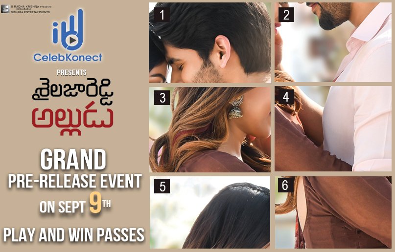 shreyasgroup's tweet photo. #ContestAlert1
.@CelebKonect Proudly Presents #ShailajaReddyAlluduContest
Mention the number in sequence to form the image and win VIP passes for the pre-release event of #ShailajaReddyAlludu see you there!
@chay_akkineni @ItsAnuEmmanuel @SitharaEnts https://t.co/GyzWuBAvcH