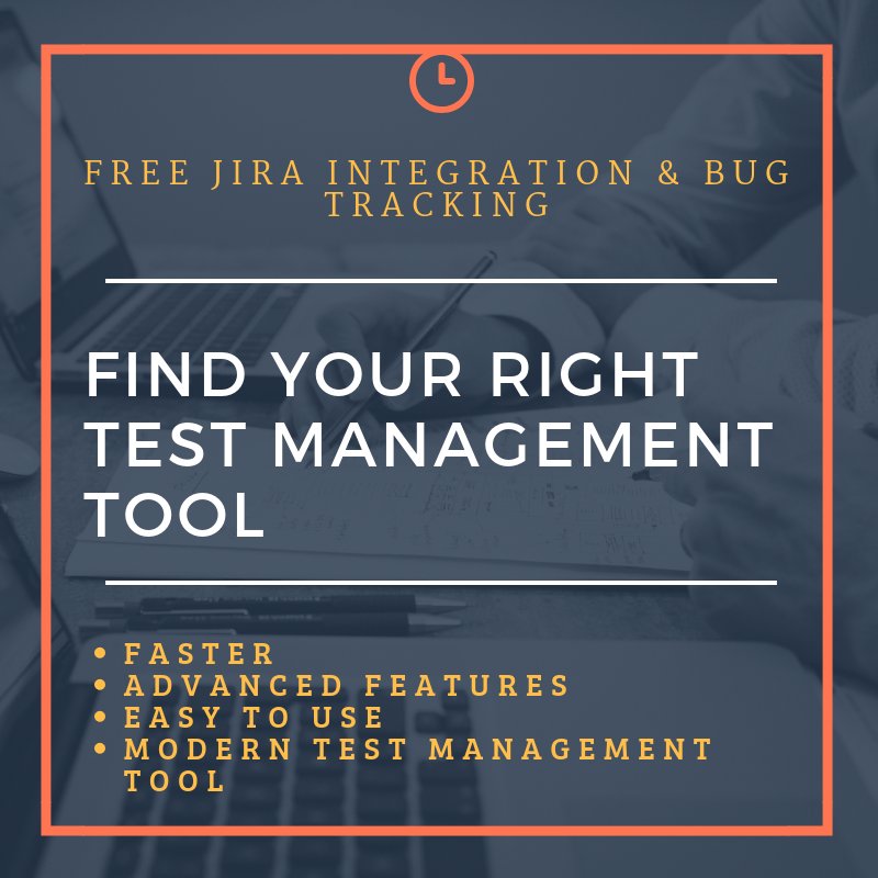 TestingtoolsQA's tweet image. Choose your free & advanced test management tool
bit.ly/2MIeuBd
Flexible | Efficient | Reliable | Fast | Cost-effective