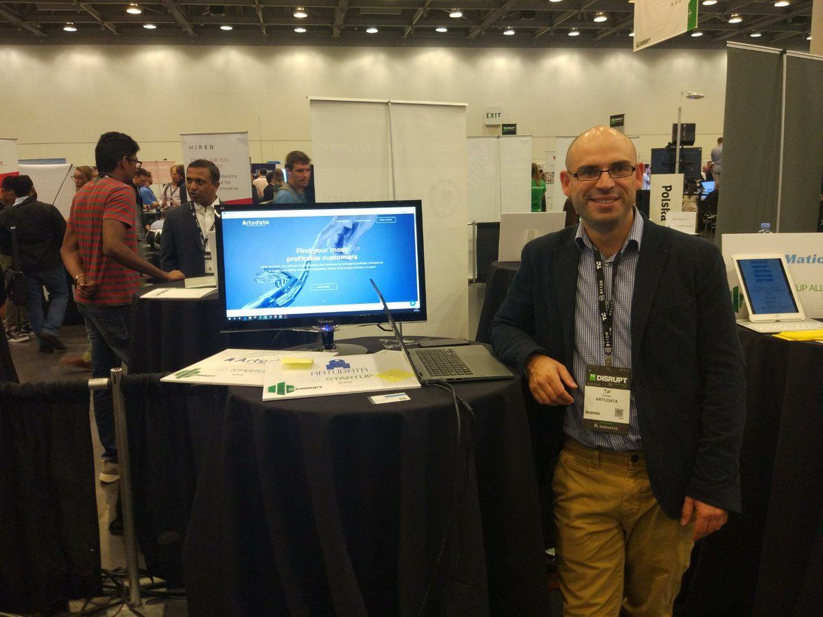 IMPACT_acc's tweet image. What's it like to exhibit at #DisruptSF Startup Alley? #IMPACTer Tal Zohar, from @ArtuData, was there all day yesterday. Today will be #FreeSense and @WitracRTLS's time to shine! Stay tuned for photos and updates. #IMPACTGrowth
