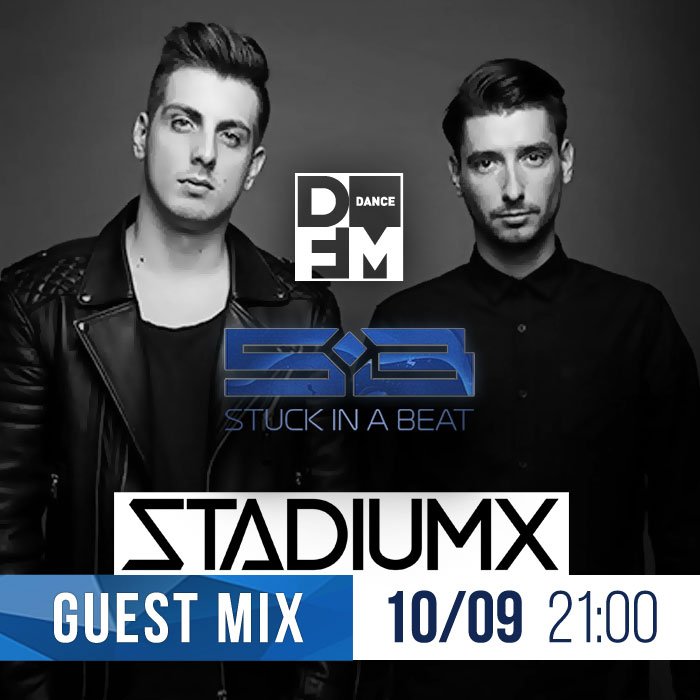 DFMDANCE's tweet photo. ✌ 10 сентября гостевой микс в радио шоу Романа Александрова STUCK IN A BEAT представит венгерский диджейско-продюсерский дуэт STADIUMX.

💥 Не пропусти и делай громче!

👉 Старт в 21:00 по Москве.
⠀
#DFM #stuckinabeat #romanalexandrow #guestmix #stadiumx https://t.co/GfyZaldz23