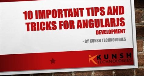 kunshtech's tweet image. Checkout top 10 Important Tips and Tricks for #AngularJSDevelopment: ow.ly/gTuE30lI1cf

#angularjsdevelopmentcompany #angularjsdevelopmentservices #hireangularjsdeveloper