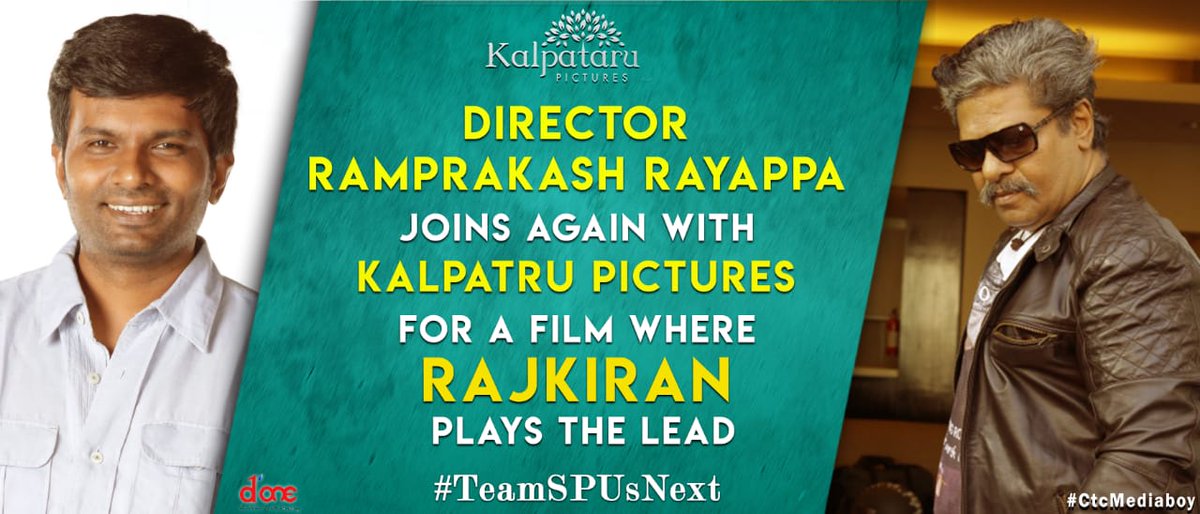 24GoogleFIlms's tweet photo. #TeamSPUsNext
@ramprakashdir joins again with @KalpataruPictrs for a film where #Rajkiran plays the lead.
The Movie abt #CyberPunk

@PK_rammohan @_iyyappan @SureshChandraa @DoneChannel1
#CtcMediaboy https://t.co/MU9XViPpGU