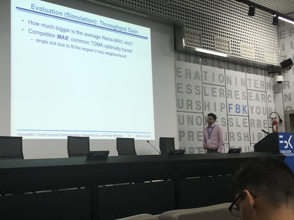 antbucc's tweet photo. Reins-MAC: Firefly Inspired Communication Scheduling for Reliable Low-Power Wireless
Matteo Ceriotti and Amy L. Murphy @SASO_2018 @icac2018 @FBKcom https://t.co/9C3gSPm7GB