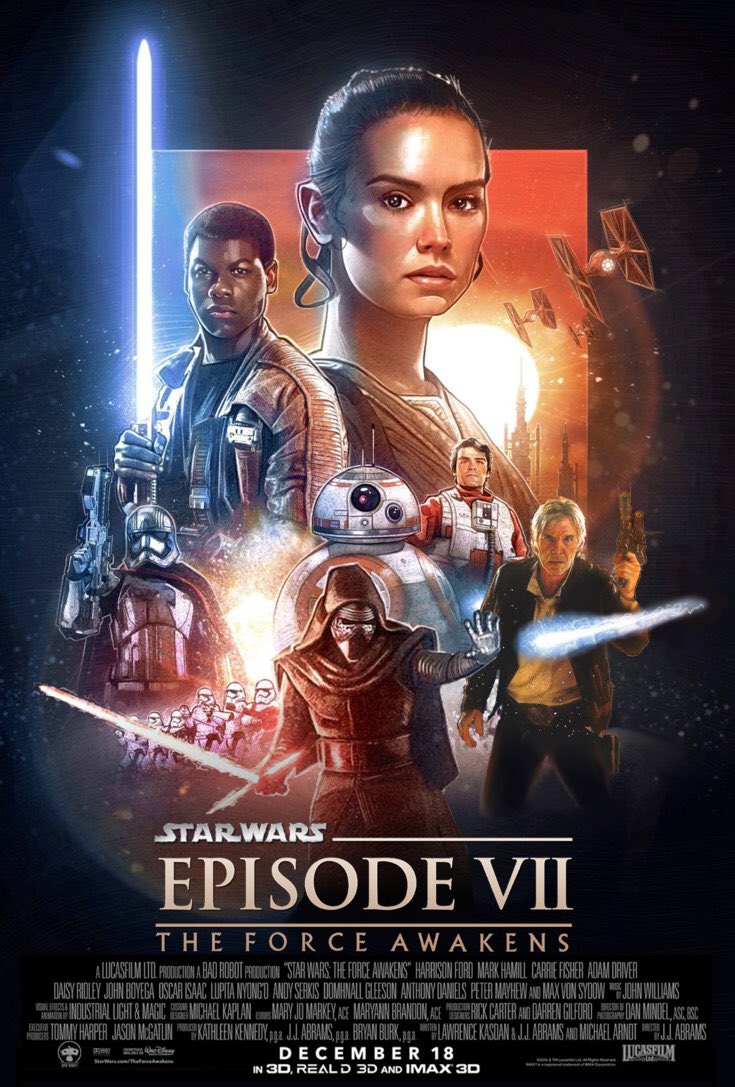Maryanne Jones af hebben Schema Star Wars Holocron on Twitter: "The Force Awakens fan poster by mevans2574  on Deviant Art https://t.co/edHVgS92DA" / Twitter