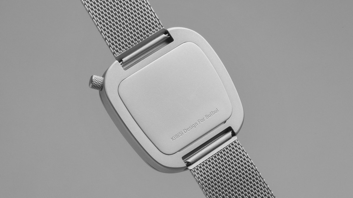 <a href="/KiBiSi/">KiBiSi</a> Design For Bulbul - Caseback shot of the all-steel Pebble 06. bulbulwatches.com/collections/pe… … 
#kibisi #bulbul #danishdesign #pebble #denmark #Copenhagen