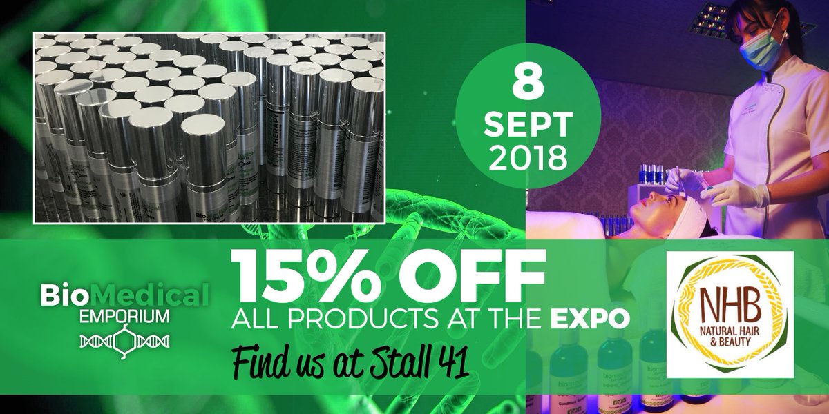 NhbeNamibia's tweet photo. Meet Our Vendors For The Expo!

 BioMedical Emporium  🇳🇦 

 The Natural Hair &amp; Beauty Expo, September 8th 2018 😊
 #NHBE2018 https://t.co/fnbnZwJYPj