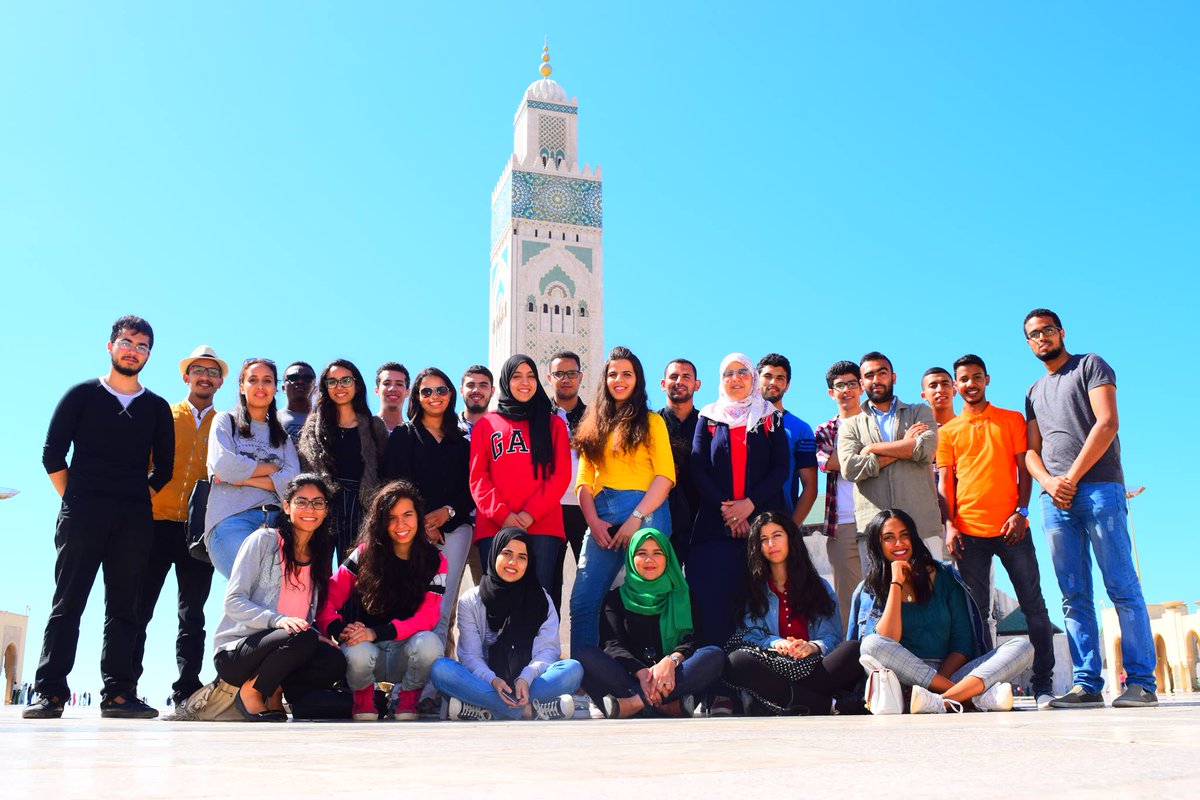 A picture of the team <a href="/ArtTadd/">TADD-ART Team</a> in the majestic Mosque HASSAN II. . 
This team is dedicated to blend the Moroccan🇲🇦architectural excellence with innovative smart solar technologies. A team full of ambition and believes in a better future. #tadd_art