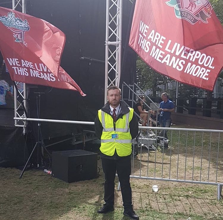 TFML5's tweet image. #throwbackthursday Providing top quality security for @LFC local fan event.