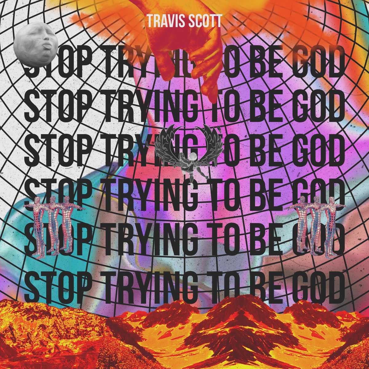 oseadeniyi's tweet photo. Day 1 - #30dayscoverchallenge 
Stop trying to be god
By @trvisXX 

#TravisScott https://t.co/DrRd9kUmMf