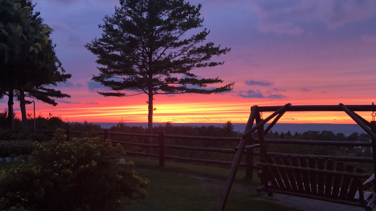 tunneloftrees's tweet image. Last night’s sunset did not disappoint. #TunnelofTrees #M119