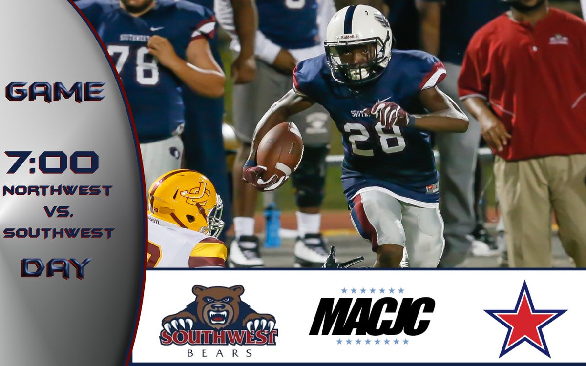 SMCC_Athletics's tweet photo. It's Northwest vs. Southwest tonight in Summit as the Bears host the Rangers at 7:00 in John I. Hurst Stadium. The game can be seen at https://t.co/UCDyyH3Wc3 &amp; heard on WAKH 105.7FM (k106), https://t.co/s3jhh4PRPI or the k106 app. https://t.co/7U3sHEiskw