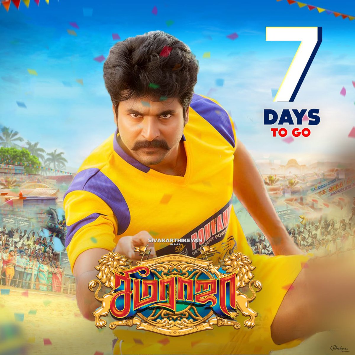 BluruOnlineSKFC's tweet photo. The countdown to the most awaited movie of the year for us #skians has comedown to just a week ...Herez today's tag 👇
#SeemaRajaFestIn7Days to express all ur excitement https://t.co/8Q7NeSowgo